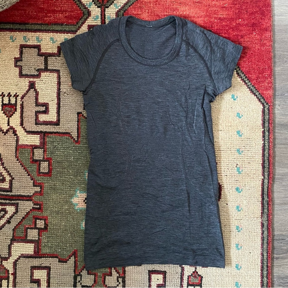 Gray Lululemon Swiftly Tech Tee